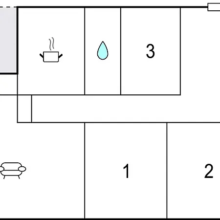 3 Bedroom Awesome In Prázdninový dům